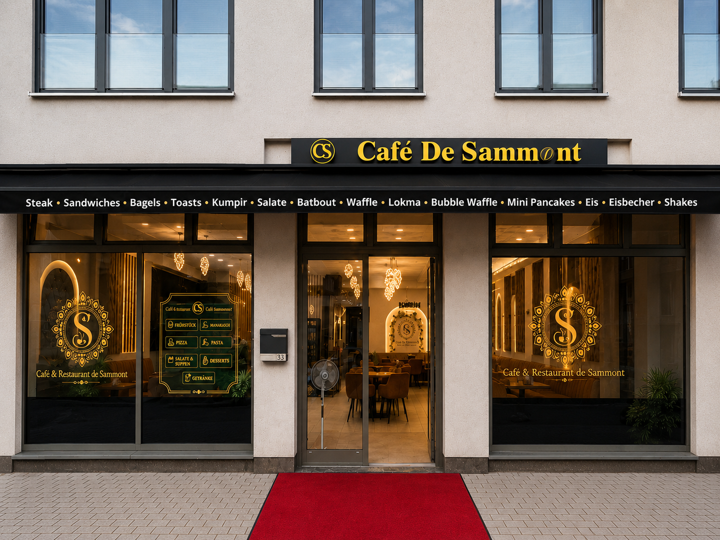 Café de Sammont von außen — Kurfürstendamm Berlin